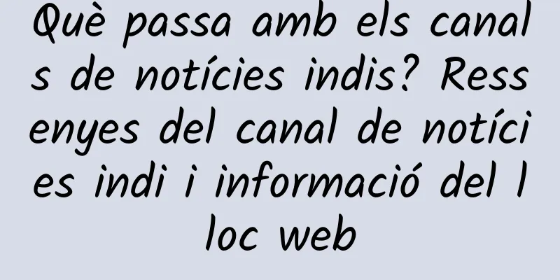Què passa amb els canals de notícies indis? Ressenyes del canal de notícies indi i informació del lloc web