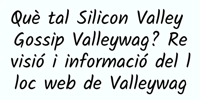 Què tal Silicon Valley Gossip Valleywag? Revisió i informació del lloc web de Valleywag