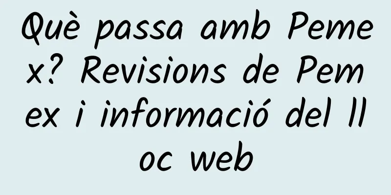 Què passa amb Pemex? Revisions de Pemex i informació del lloc web