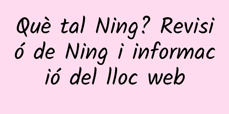 Què tal Ning? Revisió de Ning i informació del lloc web