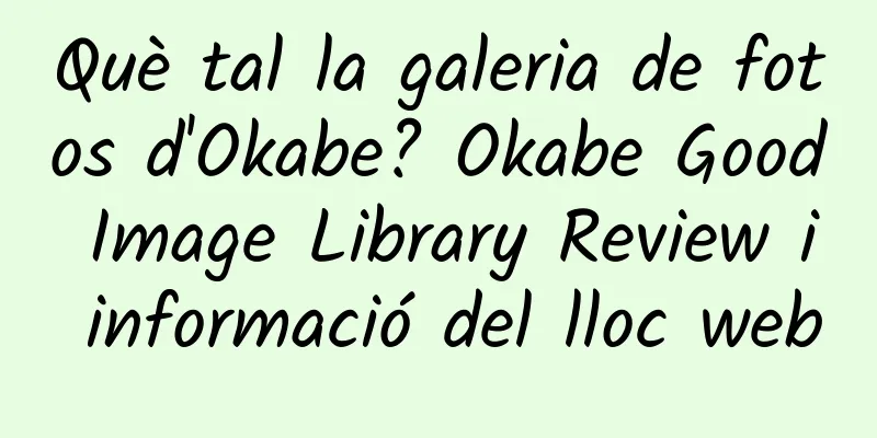 Què tal la galeria de fotos d'Okabe? Okabe Good Image Library Review i informació del lloc web