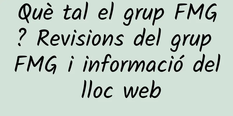 Què tal el grup FMG? Revisions del grup FMG i informació del lloc web