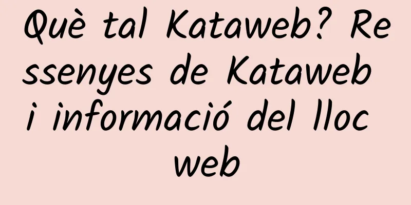 Què tal Kataweb? Ressenyes de Kataweb i informació del lloc web