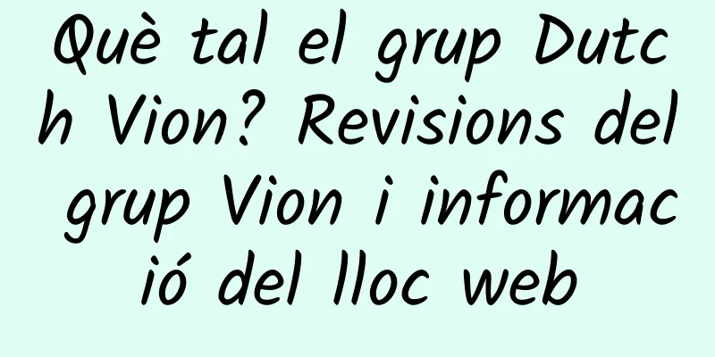 Què tal el grup Dutch Vion? Revisions del grup Vion i informació del lloc web
