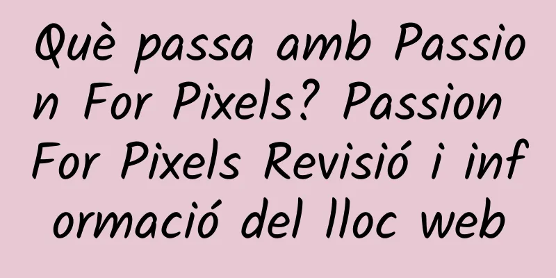 Què passa amb Passion For Pixels? Passion For Pixels Revisió i informació del lloc web