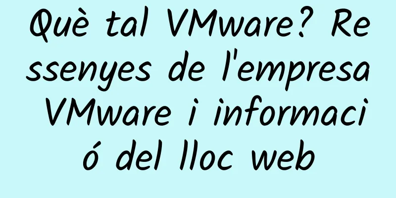 Què tal VMware? Ressenyes de l'empresa VMware i informació del lloc web