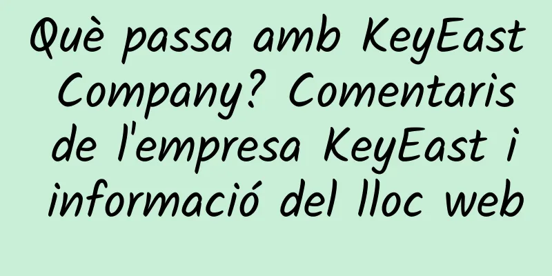 Què passa amb KeyEast Company? Comentaris de l'empresa KeyEast i informació del lloc web