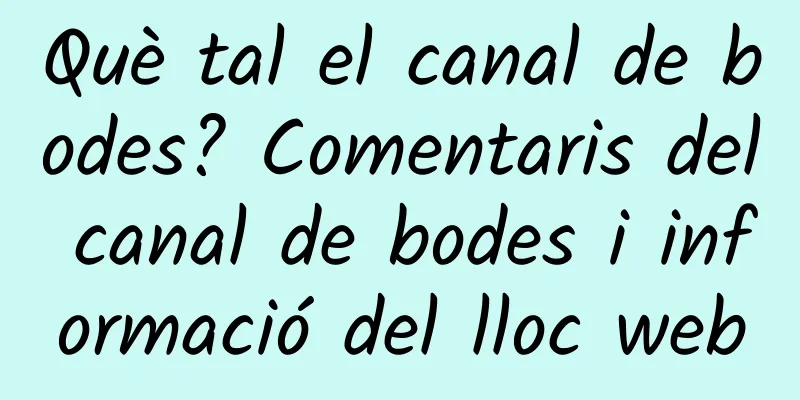 Què tal el canal de bodes? Comentaris del canal de bodes i informació del lloc web