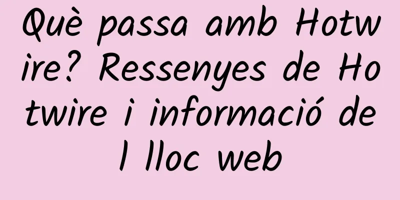 Què passa amb Hotwire? Ressenyes de Hotwire i informació del lloc web