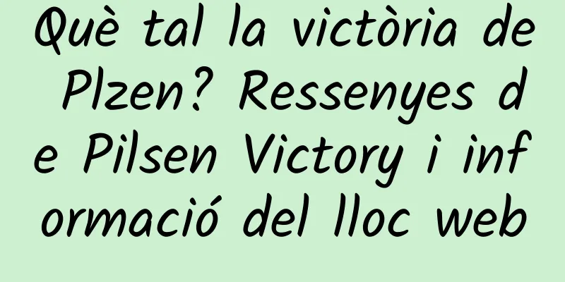 Què tal la victòria de Plzen? Ressenyes de Pilsen Victory i informació del lloc web