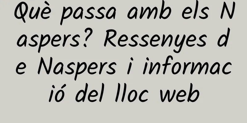 Què passa amb els Naspers? Ressenyes de Naspers i informació del lloc web