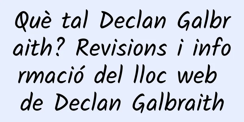 Què tal Declan Galbraith? Revisions i informació del lloc web de Declan Galbraith