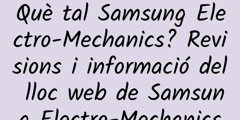 Què tal Samsung Electro-Mechanics? Revisions i informació del lloc web de Samsung Electro-Mechanics