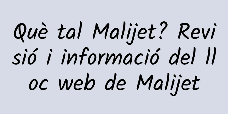 Què tal Malijet? Revisió i informació del lloc web de Malijet
