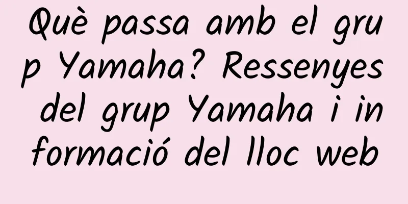 Què passa amb el grup Yamaha? Ressenyes del grup Yamaha i informació del lloc web