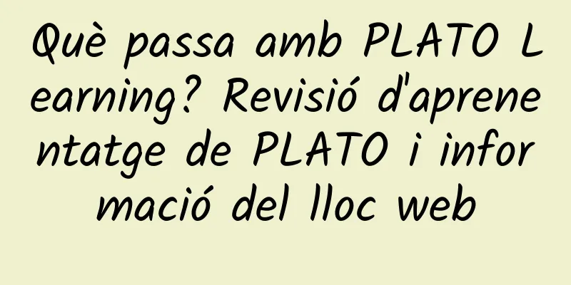 Què passa amb PLATO Learning? Revisió d'aprenentatge de PLATO i informació del lloc web