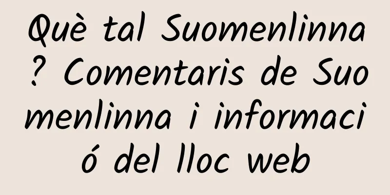 Què tal Suomenlinna? Comentaris de Suomenlinna i informació del lloc web