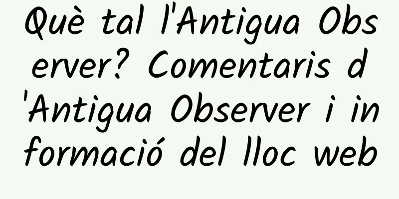 Què tal l'Antigua Observer? Comentaris d'Antigua Observer i informació del lloc web
