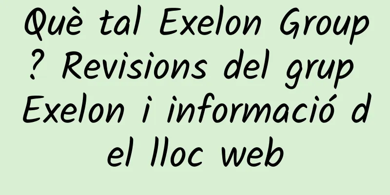 Què tal Exelon Group? Revisions del grup Exelon i informació del lloc web
