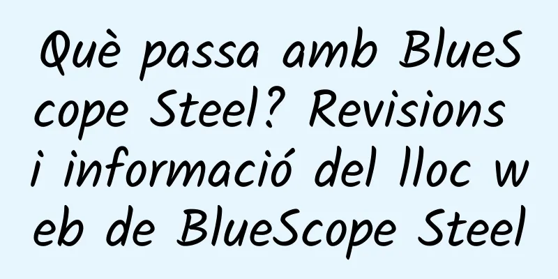 Què passa amb BlueScope Steel? Revisions i informació del lloc web de BlueScope Steel