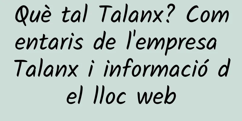 Què tal Talanx? Comentaris de l'empresa Talanx i informació del lloc web