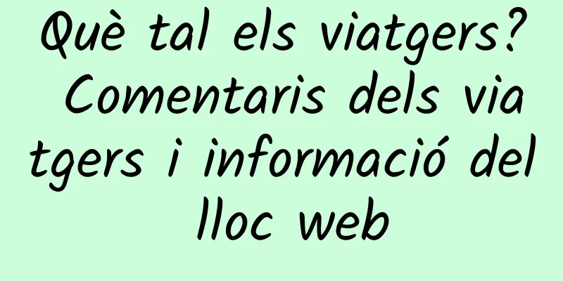 Què tal els viatgers? Comentaris dels viatgers i informació del lloc web