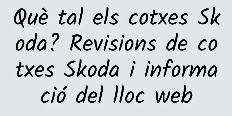 Què tal els cotxes Skoda? Revisions de cotxes Skoda i informació del lloc web