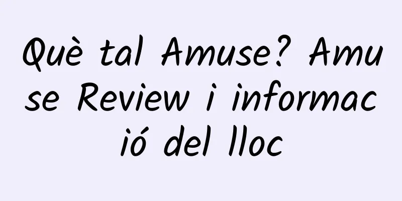 Què tal Amuse? Amuse Review i informació del lloc