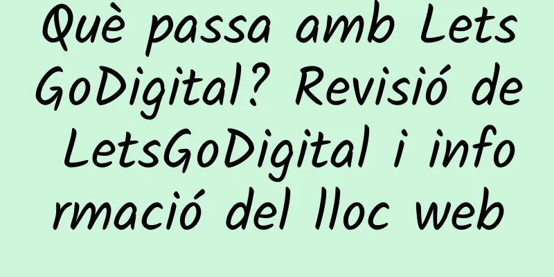 Què passa amb LetsGoDigital? Revisió de LetsGoDigital i informació del lloc web