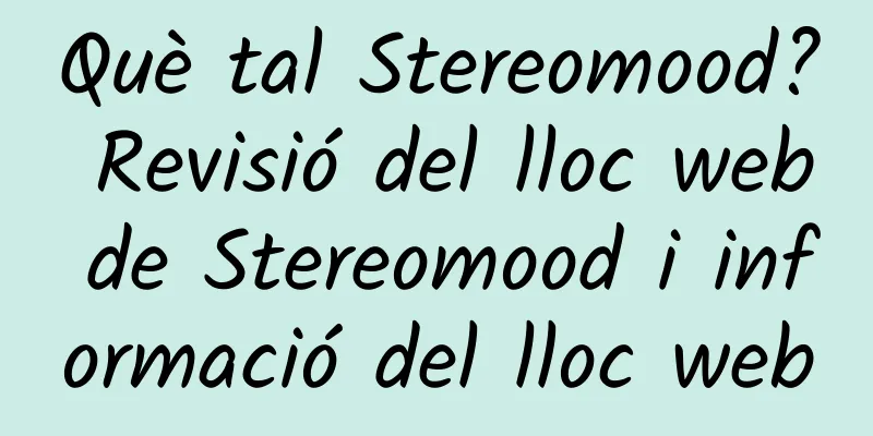 Què tal Stereomood? Revisió del lloc web de Stereomood i informació del lloc web