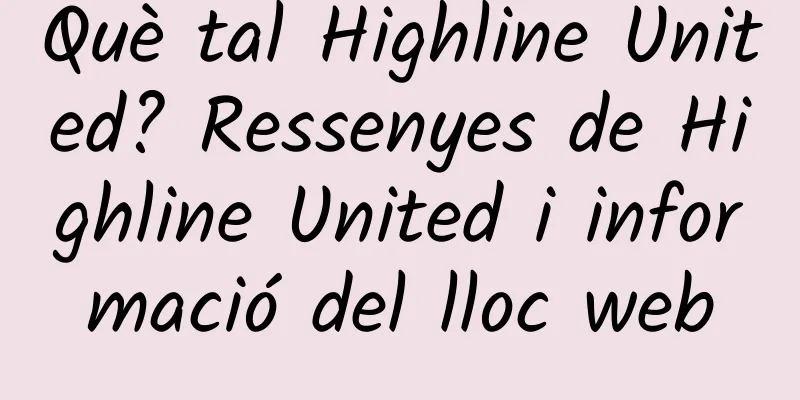Què tal Highline United? Ressenyes de Highline United i informació del lloc web