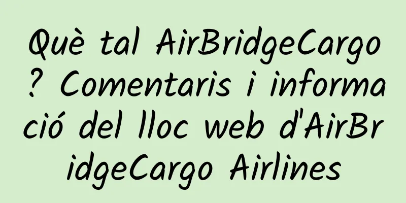 Què tal AirBridgeCargo? Comentaris i informació del lloc web d'AirBridgeCargo Airlines