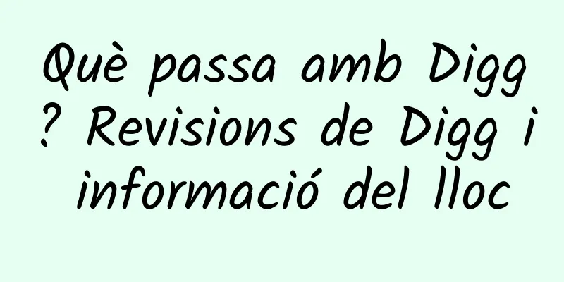Què passa amb Digg? Revisions de Digg i informació del lloc