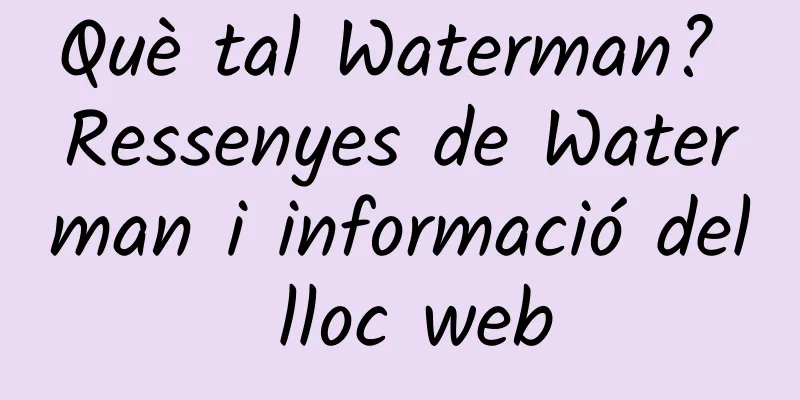 Què tal Waterman? Ressenyes de Waterman i informació del lloc web