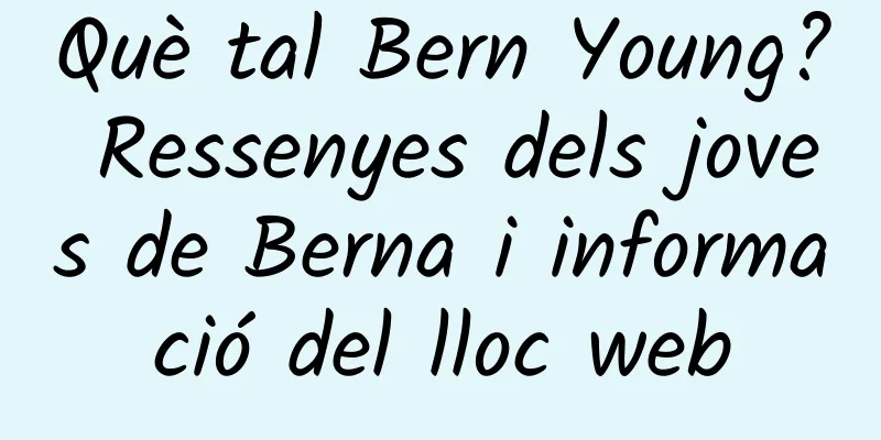 Què tal Bern Young? Ressenyes dels joves de Berna i informació del lloc web