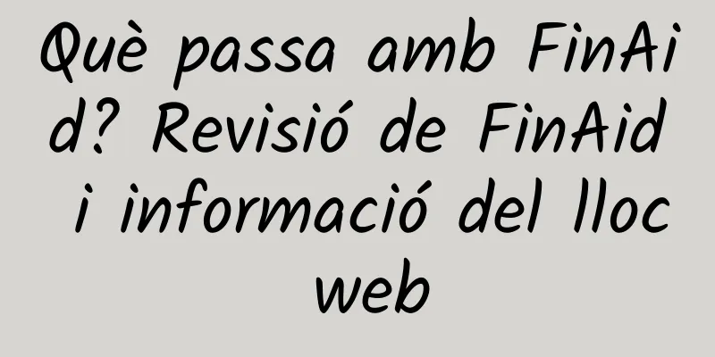 Què passa amb FinAid? Revisió de FinAid i informació del lloc web