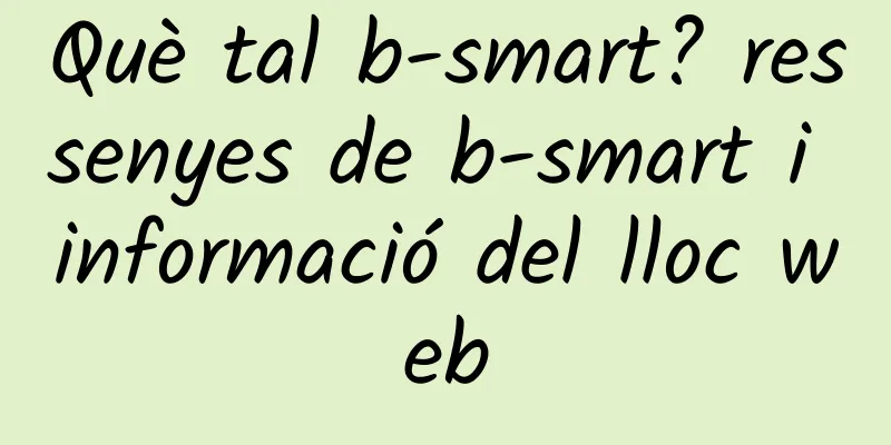 Què tal b-smart? ressenyes de b-smart i informació del lloc web