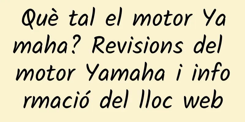 Què tal el motor Yamaha? Revisions del motor Yamaha i informació del lloc web