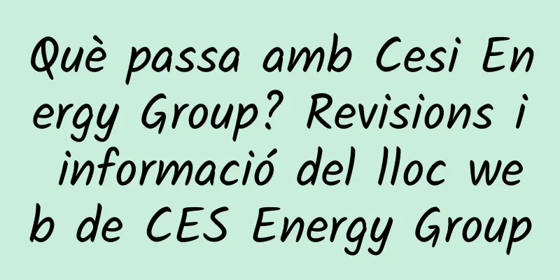 Què passa amb Cesi Energy Group? Revisions i informació del lloc web de CES Energy Group