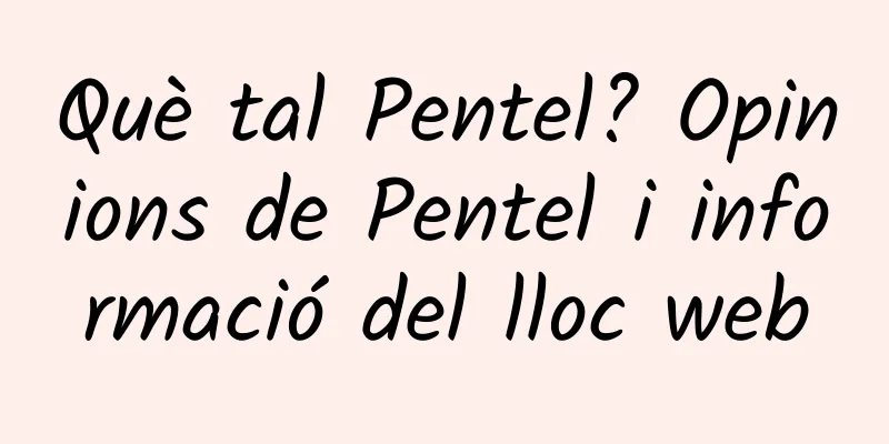 Què tal Pentel? Opinions de Pentel i informació del lloc web