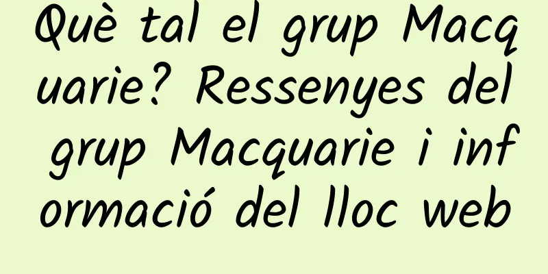 Què tal el grup Macquarie? Ressenyes del grup Macquarie i informació del lloc web