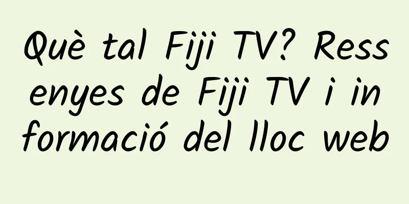 Què tal Fiji TV? Ressenyes de Fiji TV i informació del lloc web