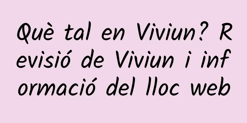 Què tal en Viviun? Revisió de Viviun i informació del lloc web