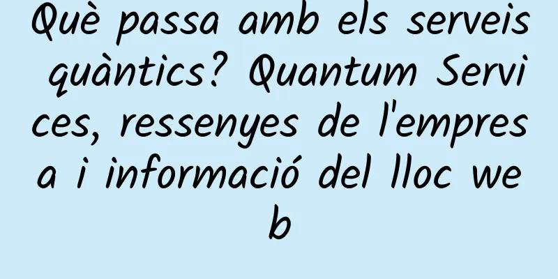 Què passa amb els serveis quàntics? Quantum Services, ressenyes de l'empresa i informació del lloc web