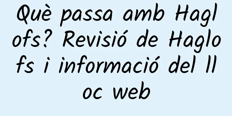 Què passa amb Haglofs? Revisió de Haglofs i informació del lloc web