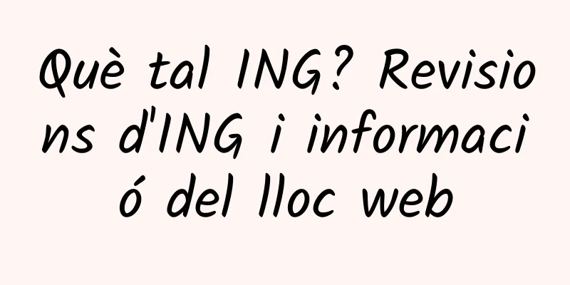 Què tal ING? Revisions d'ING i informació del lloc web