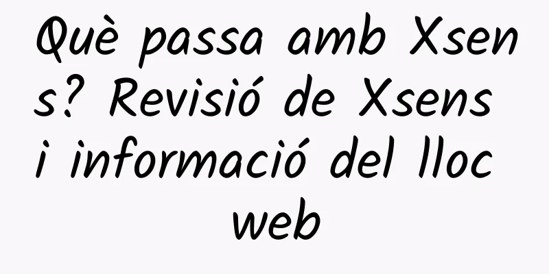 Què passa amb Xsens? Revisió de Xsens i informació del lloc web