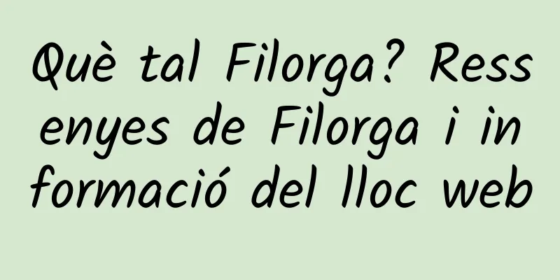 Què tal Filorga? Ressenyes de Filorga i informació del lloc web