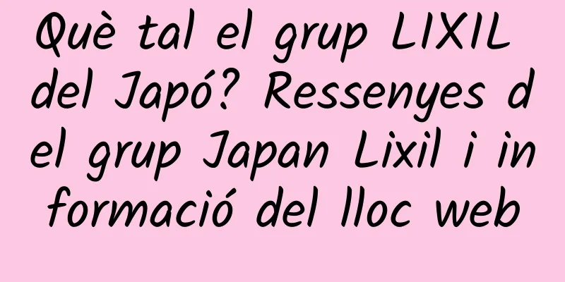 Què tal el grup LIXIL del Japó? Ressenyes del grup Japan Lixil i informació del lloc web