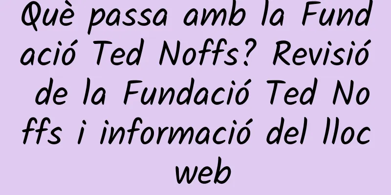 Què passa amb la Fundació Ted Noffs? Revisió de la Fundació Ted Noffs i informació del lloc web